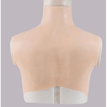 Buste fausse poitrine, col haut, taille G