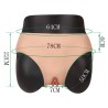 Culotte faux vagin réaliste trangenre, en silicone