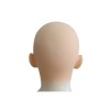 Masque en silicone, un visage féminin, un réalisme surprenant