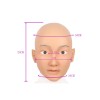 Masque en silicone, un visage féminin, un réalisme surprenant