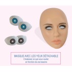 Masque féminin en silicone, une jeunesse magique