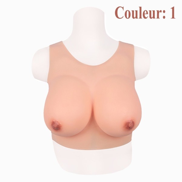 Buste faux seins silicone, pour la saison estivale, bonnet