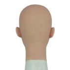 Masque féminin en silicone, tête pleine
