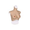 Buste faux seins new design, bonnet B, col haut