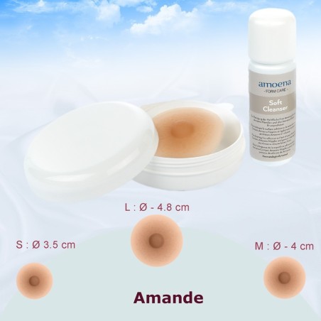 Mamelons auto adhérents réalistes + lotion