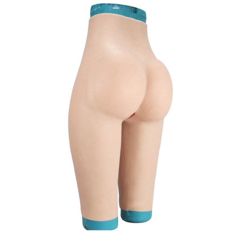 Panty taille haute faux vagin, en silicone 