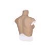 Buste faux seins new design, en silicone, col haut