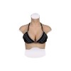 Buste faux seins new design, en silicone, col haut