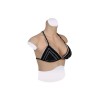 Buste faux seins new design, en silicone, col haut