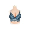 Buste long gros seins en silicone, col haut