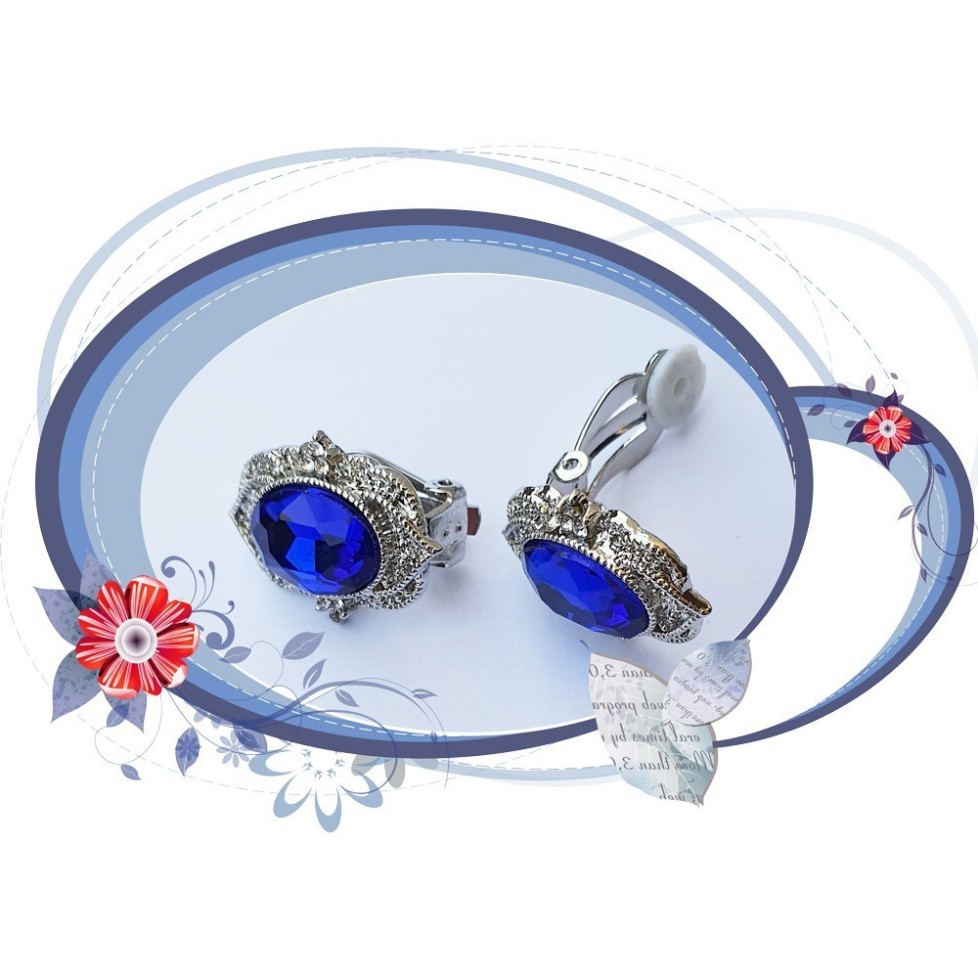 Boucles d'oreilles clips romantique Boucles d'oreilles clips romantique