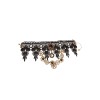 Collier gothique dentelle, avec ornements métal