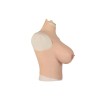 Buste long faux seins new design, col haut