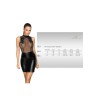 Robe avec broderie fine F222 Noir HandMade