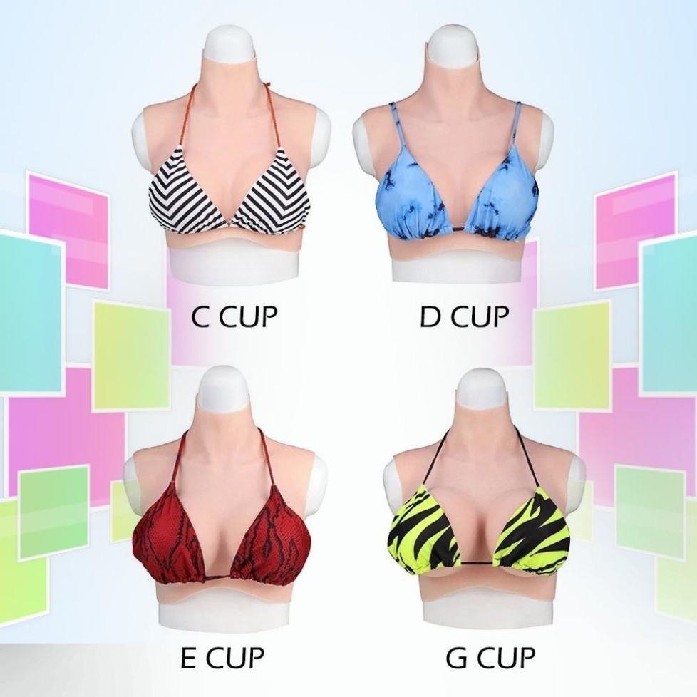 Buste faux seins prix discount, encolure ronde Buste faux seins prix discount, encolure ronde