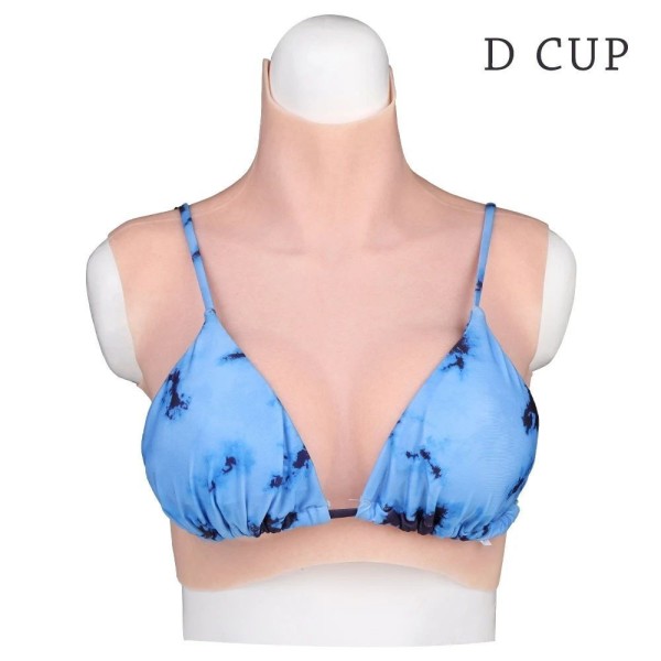 Buste faux seins prix discount, col haut
