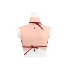 Buste faux seins prix discount, col haut