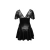 Robe courte avec powerwetlook