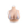 Buste fausse poitrine, col haut, Bonnet H