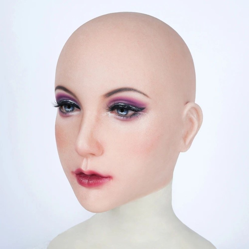 Masque réaliste en silicone tête pleine ou demi-tête, avec maquillage