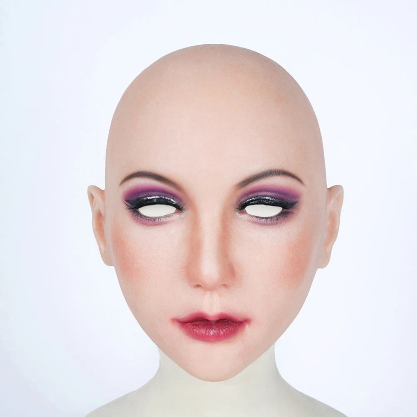Masque réaliste en silicone tête pleine ou demi-tête, avec maquillage