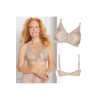 Soutien-gorge sans armatures pour prothèses, fermeture avant
