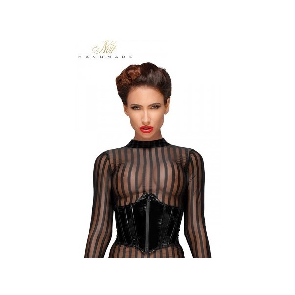 Corset serre-taille vinyle F193
