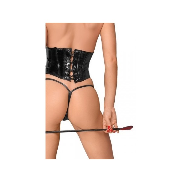 Corset serre-taille vinyle F193