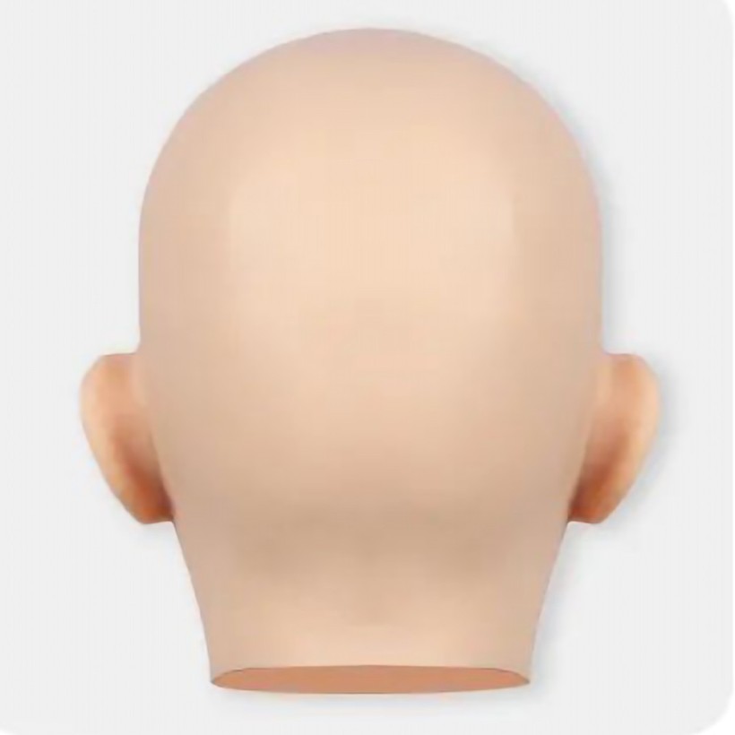 Masques tendance en silicone tête pleine, visage réaliste