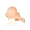 Masque réaliste en silicone tête pleine, avec plastron (135130),Masque réaliste en silicone tête pleine, avec plastron (135131),