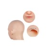 Masque réaliste en silicone tête pleine, avec plastron (135130),Masque réaliste en silicone tête pleine, avec plastron (135131),