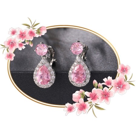 Boucles d'oreilles fantaisies pour les oreilles non percées