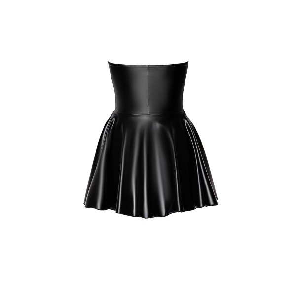Mini robe bustier Dreamer F308 wetlook Noir HandMade