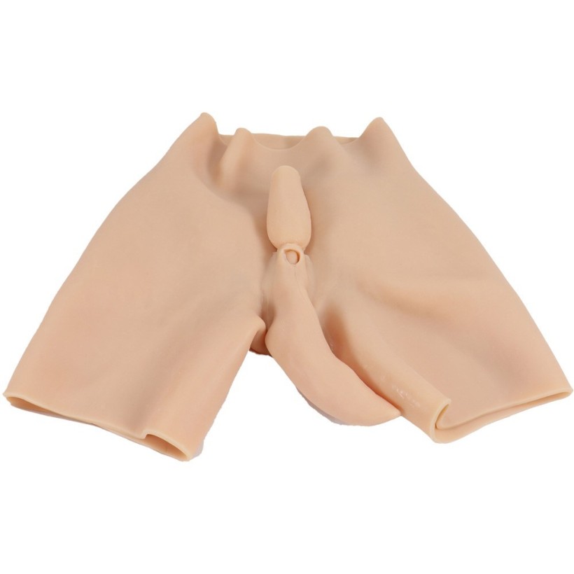 Panty faux vagin réaliste, en silicone