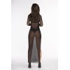 Robe longue transparente V-10679 - Axami Passion lingerie