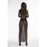 Robe longue transparente V-10679 - Axami 