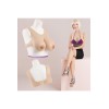 Buste faux seins 100% silicone, style brassière