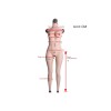 Combinaison faux seins en silicone