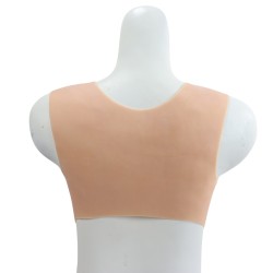 Buste faux seins, vaisseaux apparents, encolure ronde