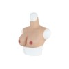 Buste fausse poitrine, intérieur bonnet élastique coton, col haut