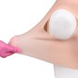 Buste faux seins prix discount, col haut