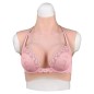 Buste faux seins prix discount, col haut
