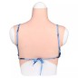 Buste faux seins prix discount, col haut