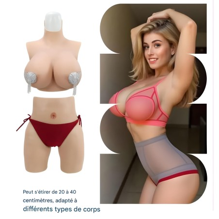 Silicone : Buste Galbant & Panty Sculptant - Courbes Idéales