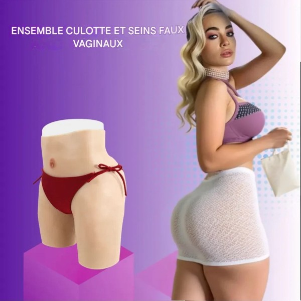 Ensemble  Buste et panty en Silicone Ultra-Réalistes