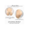 Panty fausses hanches en silicone, taille haute