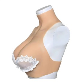 Buste Faux Seins en Silicone - Plastron Réaliste à Petit Prix