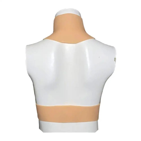 Buste Faux Seins en Silicone - Plastron Réaliste à Petit Prix