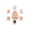 Buste Faux Seins en Silicone - Plastron Réaliste à Petit Prix