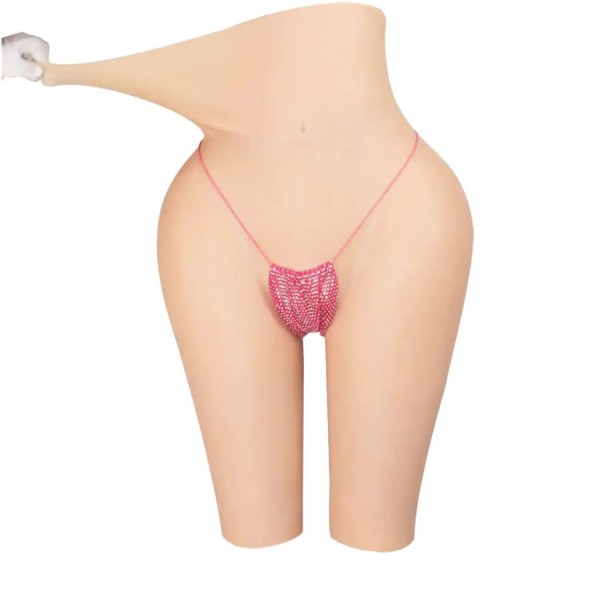 Panty réaliste transgenre en silicone, rehausseur de fesses